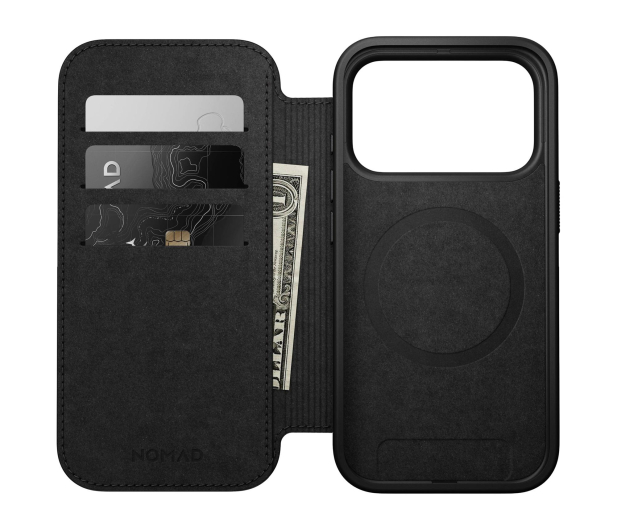 Nomad Modern Leather Folio do iPhone 17 Pro MagSafe black - 1362263 - zdjęcie 6